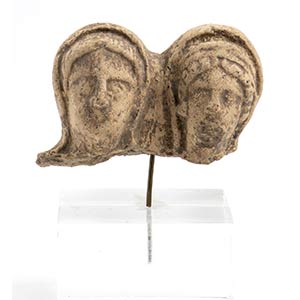 Roman terracotta votive veiled portraits of ... 