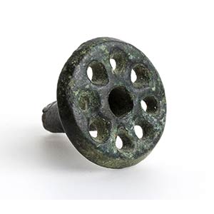 European Iron Age bronze pin-head in the ... 