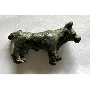Roman bronze walking bull ... 