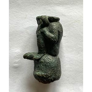 Roman bronze crouching ithyphallic ... 