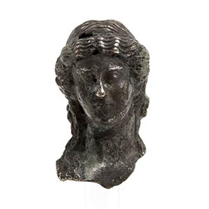 Neoclassical silver portrait of a ... 