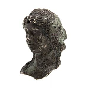Neoclassical silver portrait of a ... 