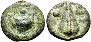 Umbria, Tuder, c. 280-240 BC. Æ Cast Uncia ... 