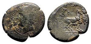 Samnium, Aesernia, c. 263-240 BC. Æ ... 