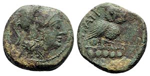 Northern Apulia, Teate, c. 225-200 BC. Æ ... 