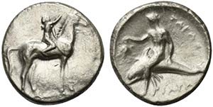 Southern Apulia, Tarentum, c. 320-280 BC. AR ... 
