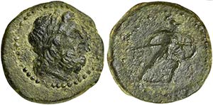 Bruttium, The Brettii, 211-208 BC. Æ Half ... 