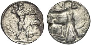 Bruttium, Kaulonia, c. 475-470 BC. AR Stater ... 