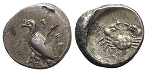 Sicily, Akragas, c. 510-495 BC. AR Didrachm ... 