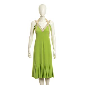 GERMANA MARUCELLISILK DRESS60sLight green ... 