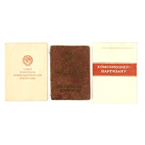 USSR. lot of three documents

one by ... 