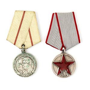 USSR, lot of two medals
one for the 20 ... 