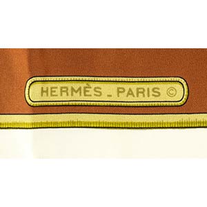 HERMES‘CARAIBES’ SCARF1974Silk ... 
