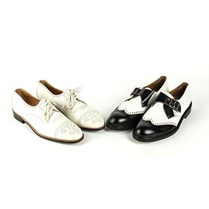 ENRICO COVERI2 PAIR OF LEATHER SHOES80sA lot ... 