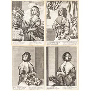 Wenceslaus Hollar (1607-1677) Quattro ... 