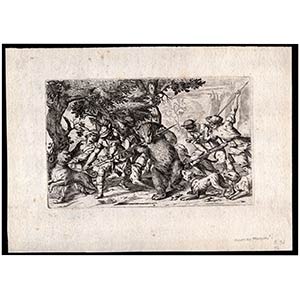 Odoardo Fialetti (1573-1638) Caccia ... 