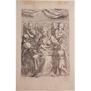 Jacques Callot (1592-1635)La Sacra Famiglia, ... 