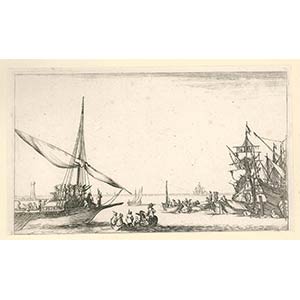 Jacques Callot (1592-1635)Seasacpe Etching12 ... 