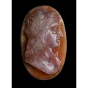 A postclassical double-layered agate cameo. ... 
