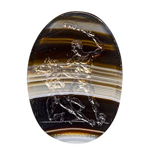 A large neoclassical banded agate ... 