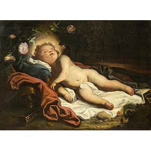 GENOVESE SCHOOL, 17th CENTURYSleeping Baby ... 