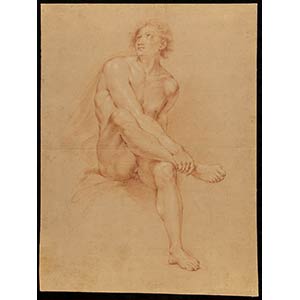 ROMAN SCHOOL, 18th CENTURYStudy of a sitting ... 