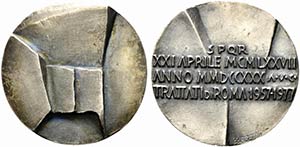 ROMA. Medaglia Trattati di Roma 1957-1977. ... 