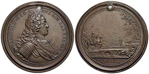 FRANCIA . Leopoldo I (1697-1729) . Medaglia. ... 