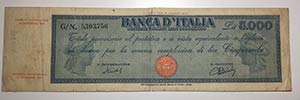 Banca dItalia  - Repubblica Italiana. 5000 ... 