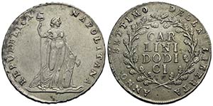 NAPOLI . Repubblica Napoletana (1799) . 12 ... 