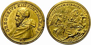 ROMA. Gregorio XIII (1572-1585). Medaglia ... 