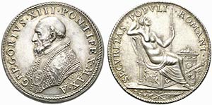ROMA. Gregorio XIII (1572-1585). Medaglia ... 