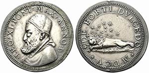 ROMA. Leone XI (1605). Medaglia anno I La ... 