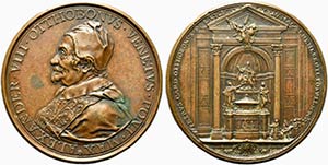 ROMA. Alessandro VIII (1689-1691). Medaglia ... 