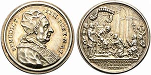 ROMA. Benedetto XIII (1724-1730). Medaglia ... 