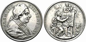 ROMA. Clemente XIII (1758-1769). Medaglia ... 