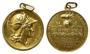 ROMA. Medaglia nominativa 1933 Legione ... 