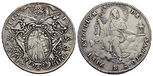 BOLOGNA . Pio VII (1800-1823) . Doppio ... 