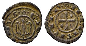 MESSINA. Corrado II (1254-1258). Denaro Mi ... 