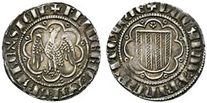 MESSINA. Federico III (1296-1337). Pierreale ... 