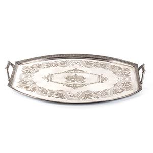 English silver plated tray - ... 