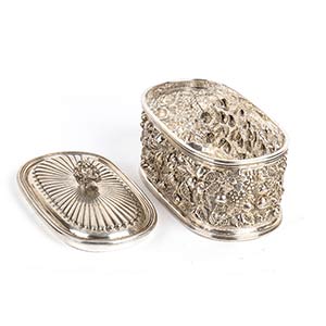 Italian sterling silver box - ... 