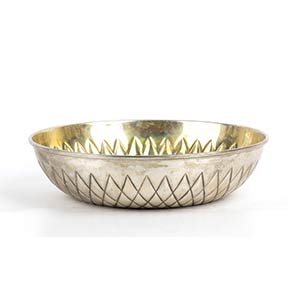 Italian silver bowl - Florence, mark of ... 