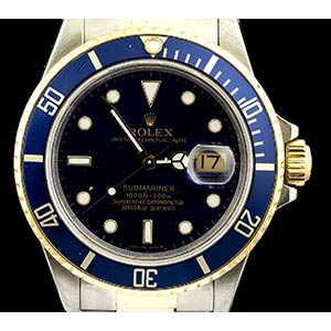 ROLEX SUBMARINER gold and steel ... 