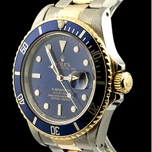 ROLEX SUBMARINER gold and steel ... 