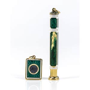 CARTIER gold lead case and cigar cutter ... 
