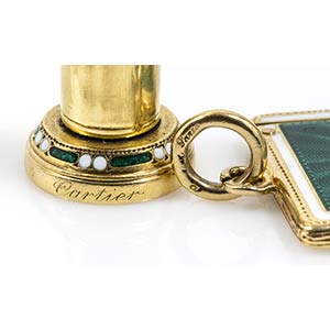 CARTIER gold lead case and cigar ... 