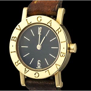 BULGARI gold wristwatch, ... 