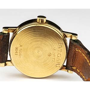 BULGARI gold wristwatch, ... 