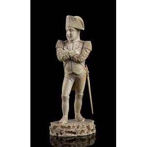 French ivory carving of Napoléon - 19th ... 